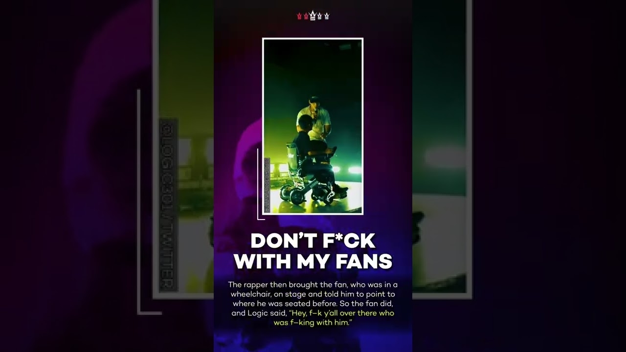 Logic Noticed A Fan Being Bullied And Stopped His Show! #shorts
