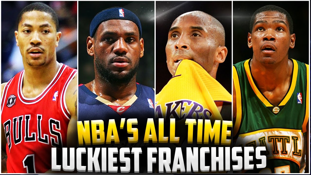 The Luckiest NBA Franchises of All-Time! DERRICK ROSE! JORDAN! DURANT! LEBRON!