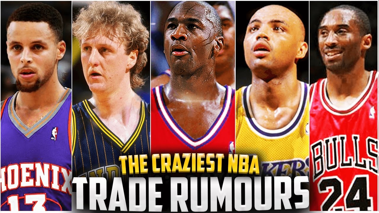 10 Crazy NBA Trades That ALMOST HAPPENED!! Steph Curry, Michael Jordan, Kobe, Bird + More!