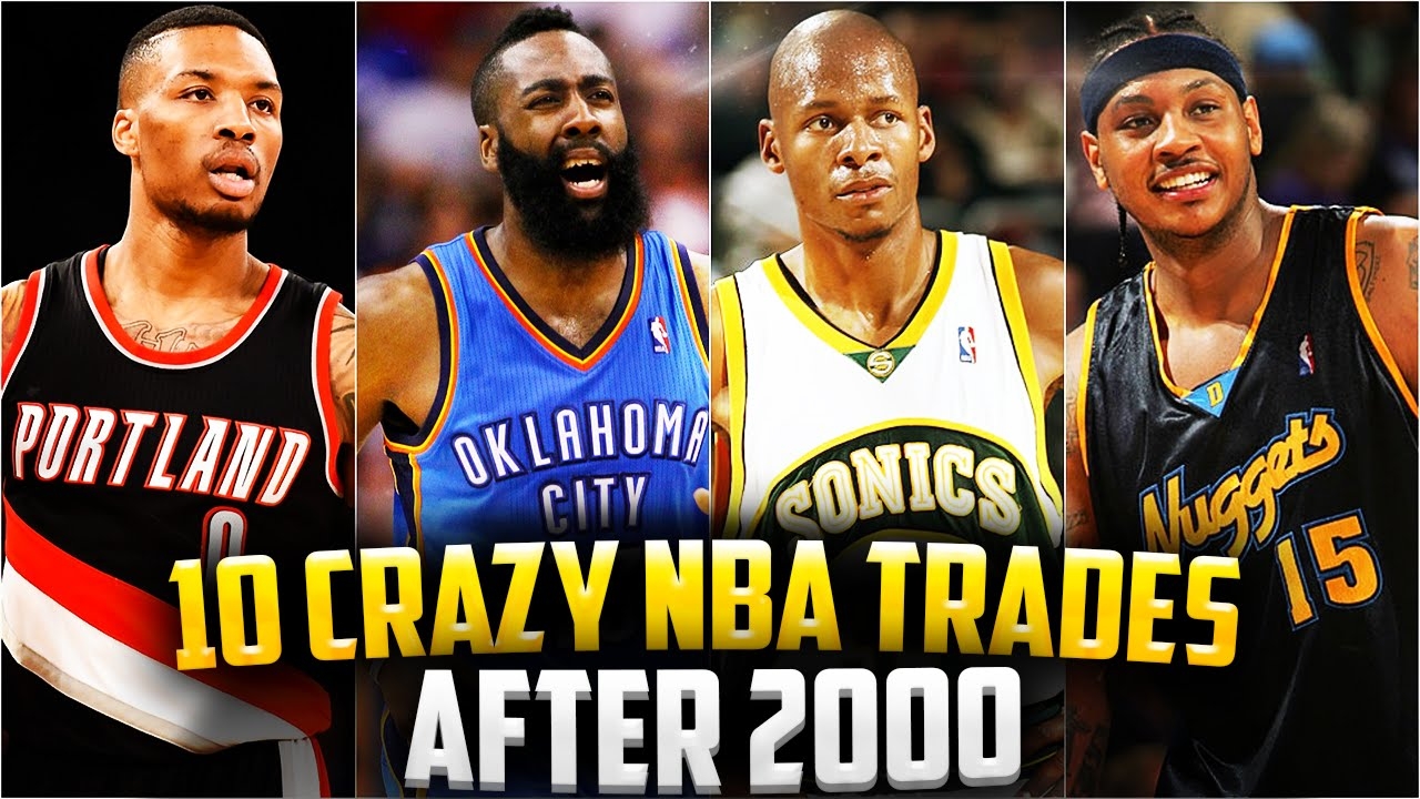 10 Crazy NBA Trades since 2000 - 2016! James Harden! Ray Allen! Is Russell Westbrook Next?