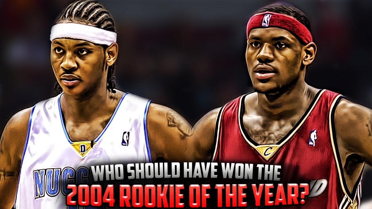 Who REALLY Should Have Won The 2004 Rookie Of The Year!? LeBron James Vs Carmelo Anthony.