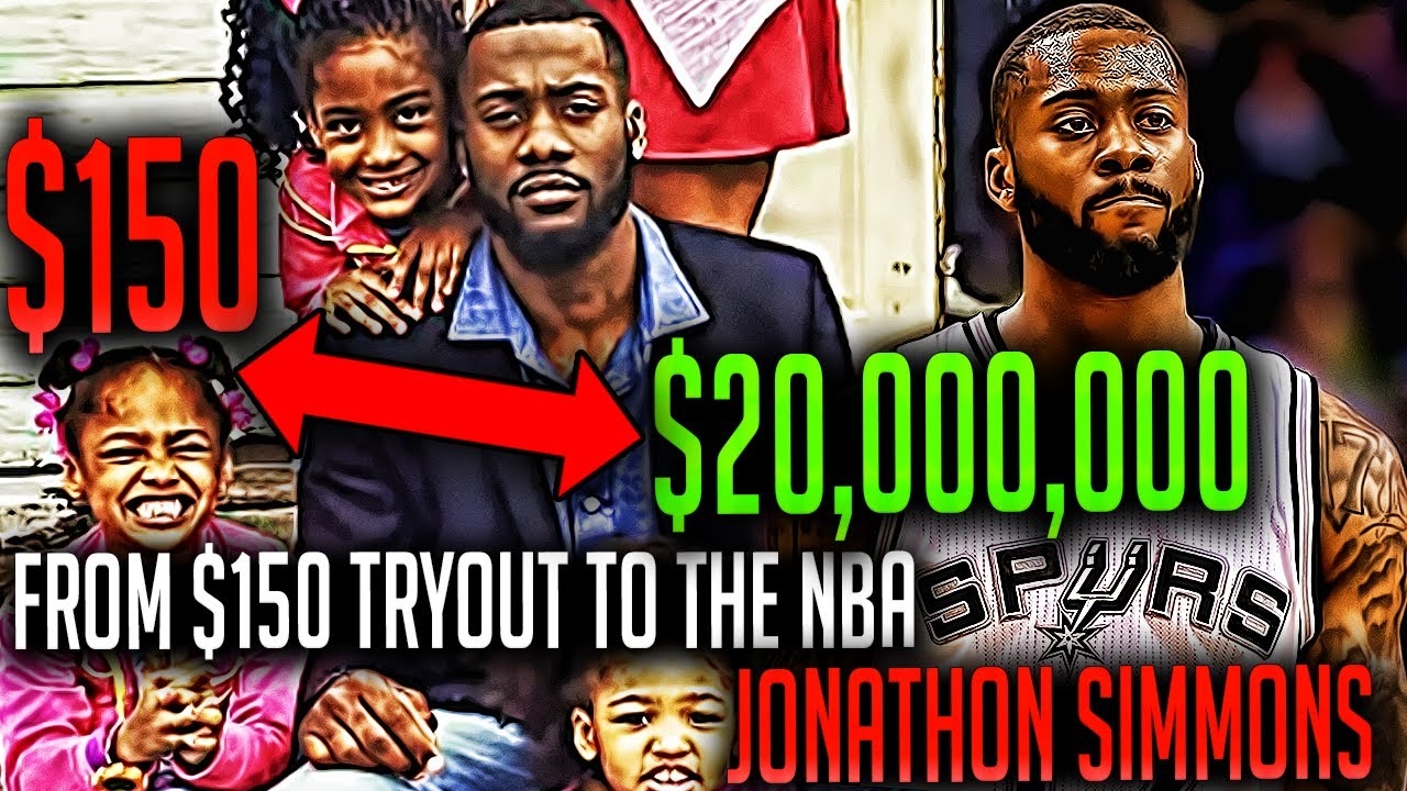 $150 TRYOUT to A $20 MILLION Contract! The Incredible Jonathon Simmons Story