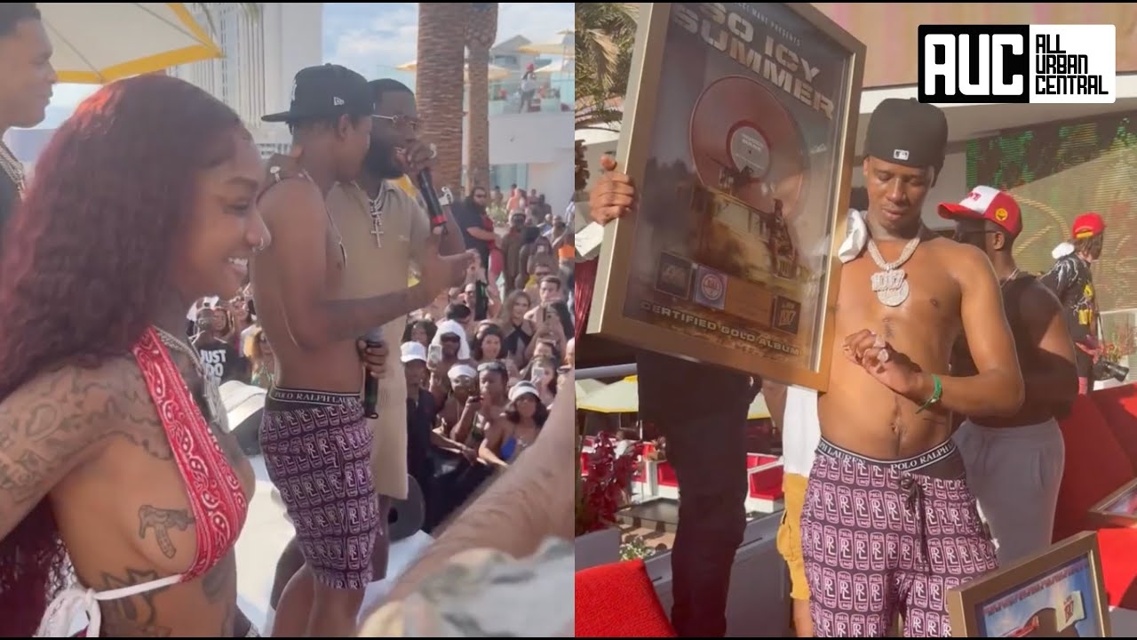 Gucci Mane Brings The Entire 1017 To Vegas Surprises Them Chains With Gold Plaques
