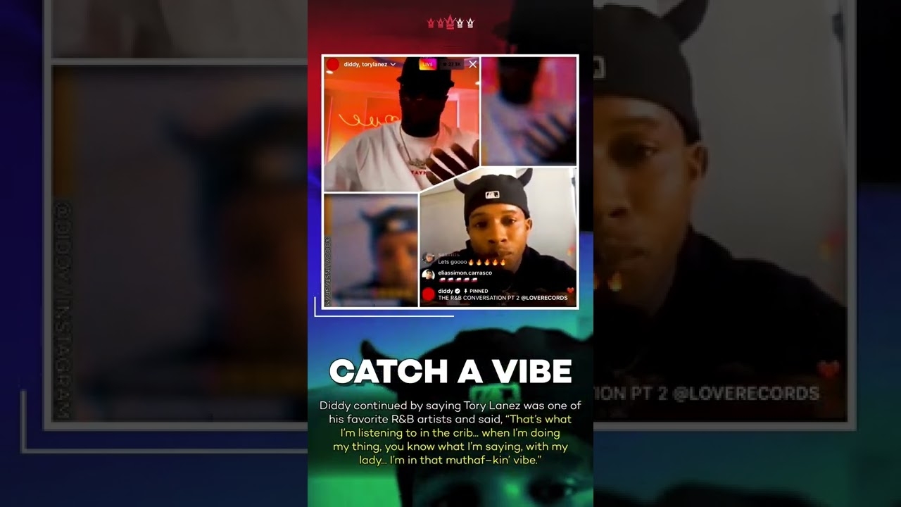 Diddy Says He Likes To Listen To Tory Lanez's Music During Sex! #shorts