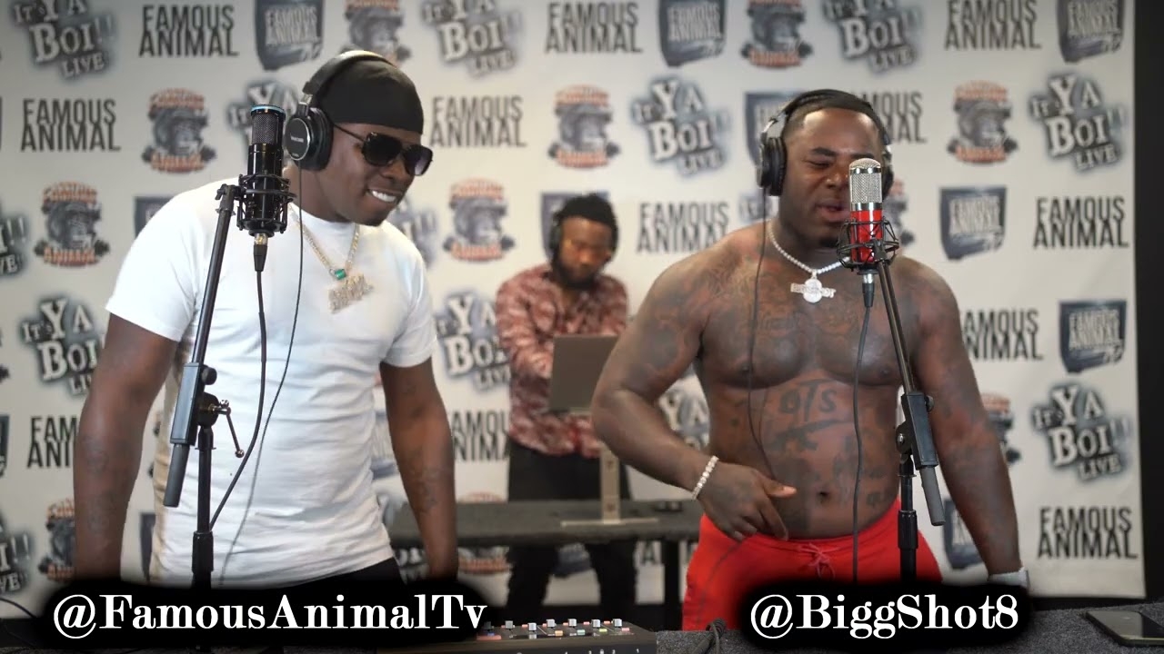 Memphis Rapper Bigg Shot8 Stops by Drops Hot Freestyle on Famous Animal Tv