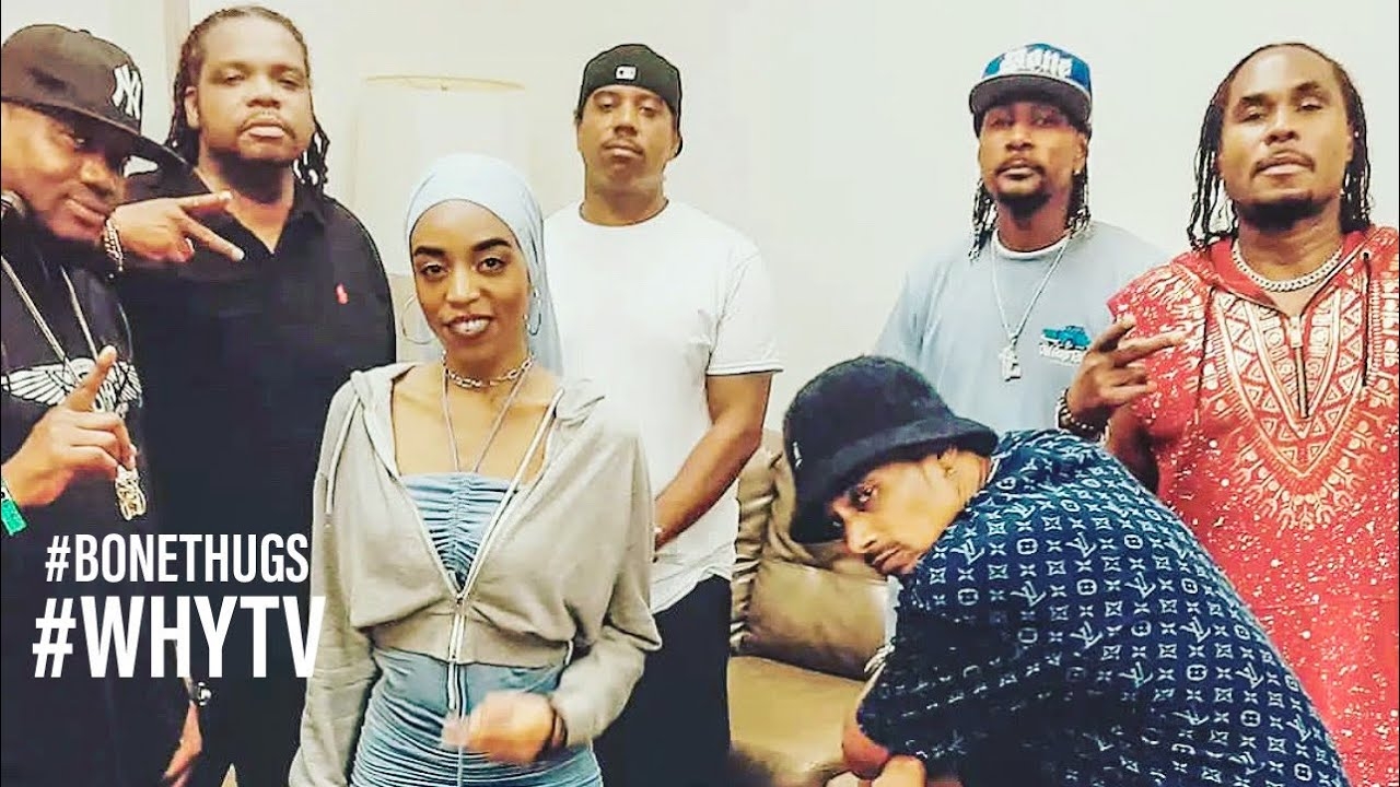 WHY TV WITH BONE THUGS AT BACKSTAGE @MarJae Angel