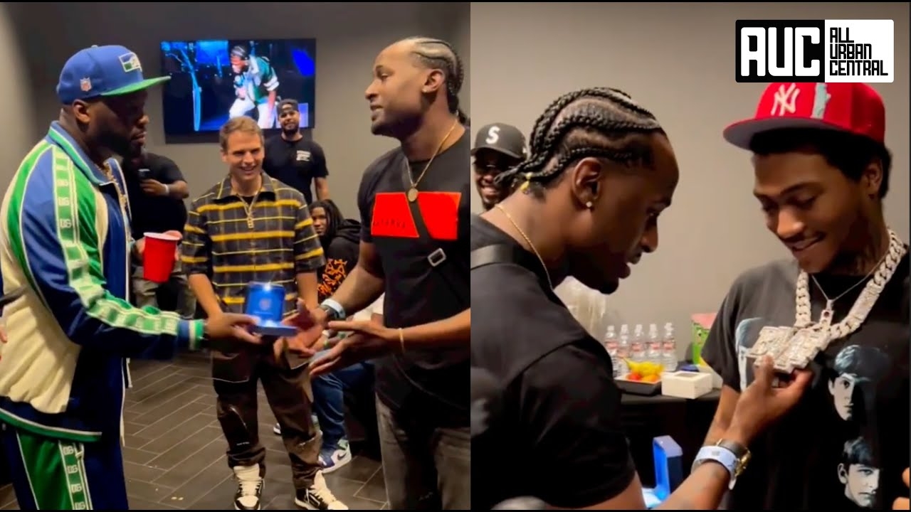 50 Cent Surprises Entire Power & BMF Cast With Diamond Chains