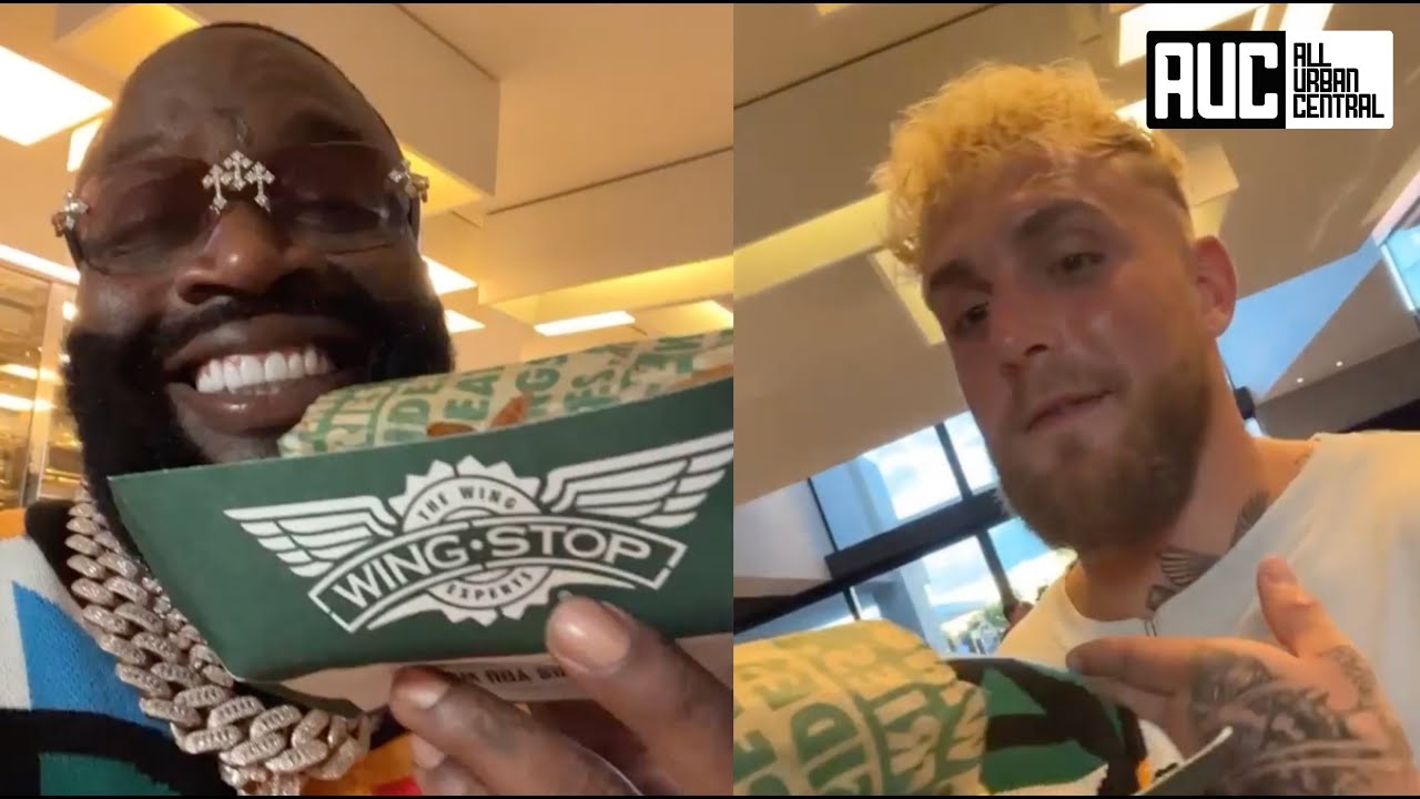 Rick Ross Brings Jakes Paul To Wing Stop For Damage Control After FEDS Try To Shut Him Down