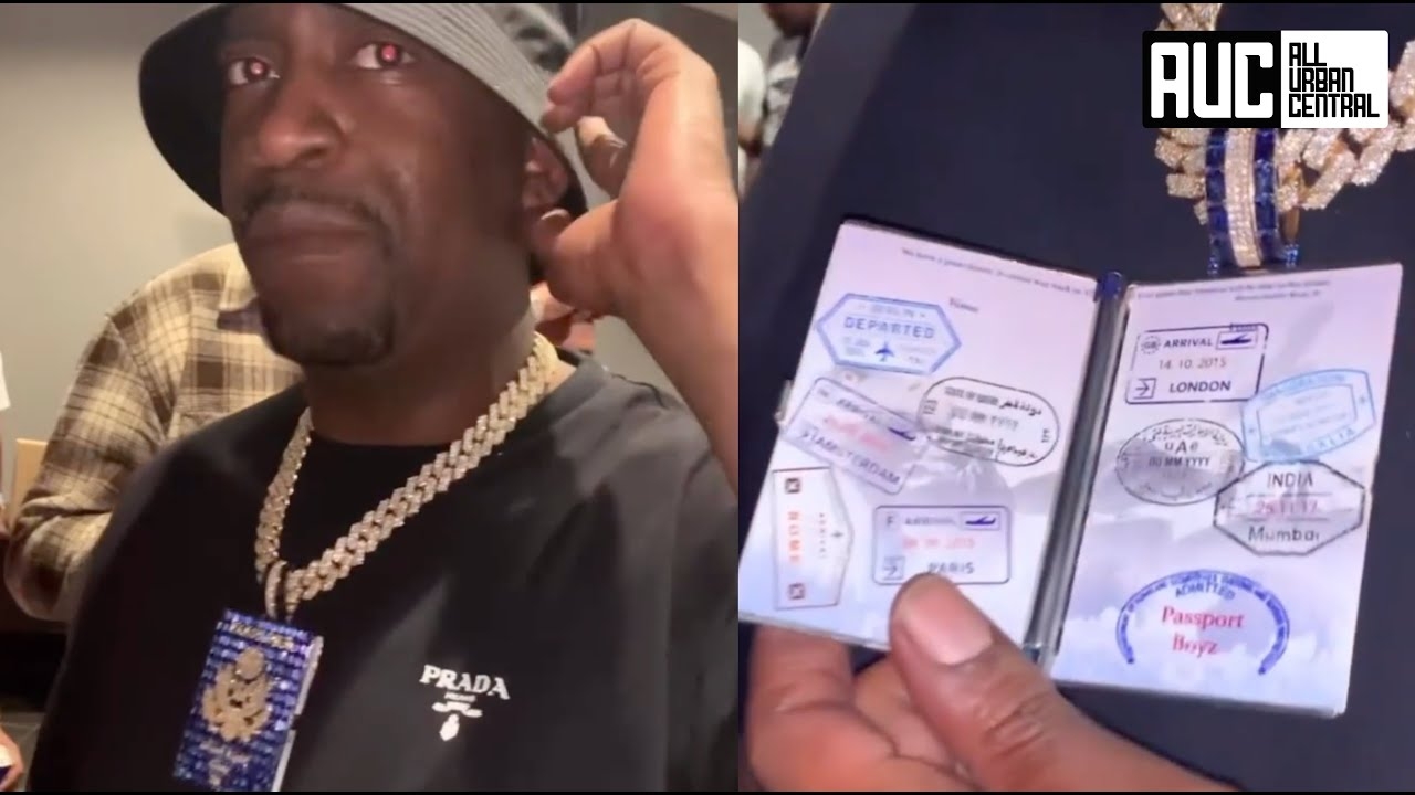 50 Cent Blesses Tony Yayo With A Diamond Passport Chain