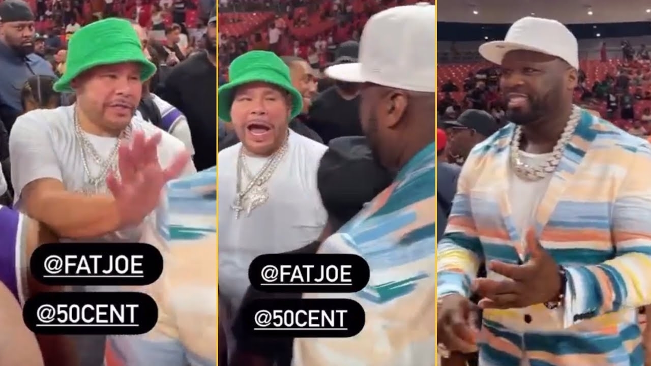 Fat Joe Reunited With 50 Cent At Celebrity All Star Game In Houston ‘Curtis You’re My MVP Bro’