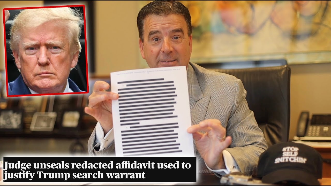Criminal Lawyer Breaks Down UNSEALED AFFIDAVIT from Mar-a-Lago Raid