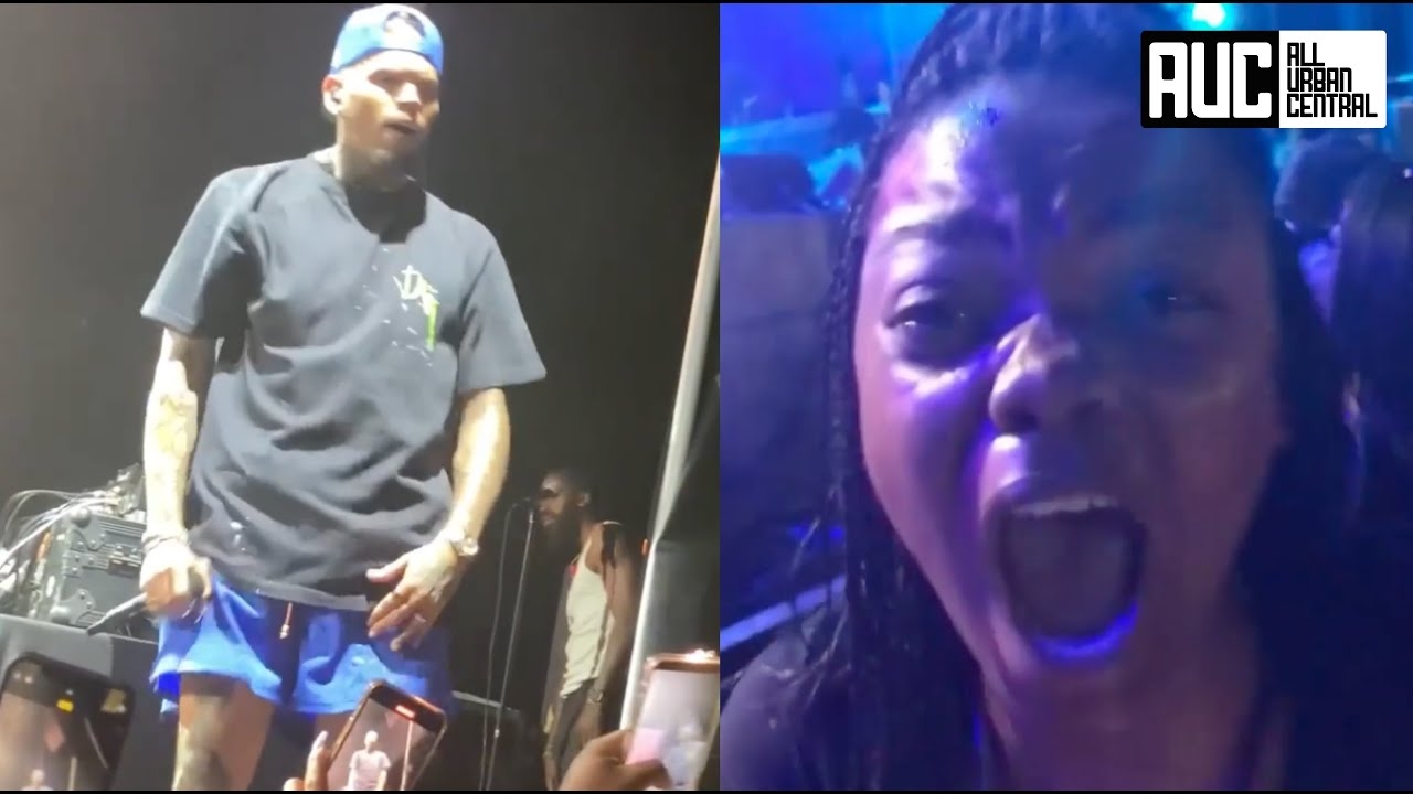 Chris Brown Fan Has A Meltdown After Smelling His Sweaty T-Shirt