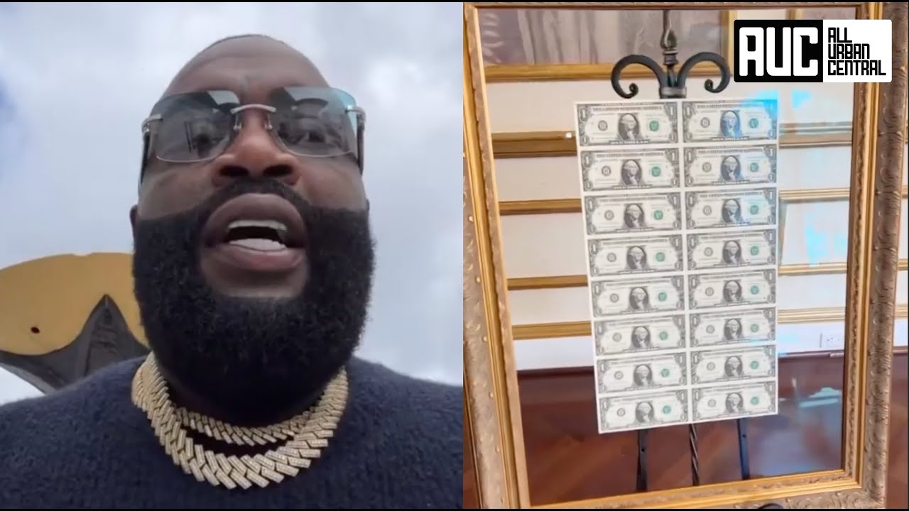Rick Ross Gets Uncut Money Framed After Having Billion Dollar Meeting