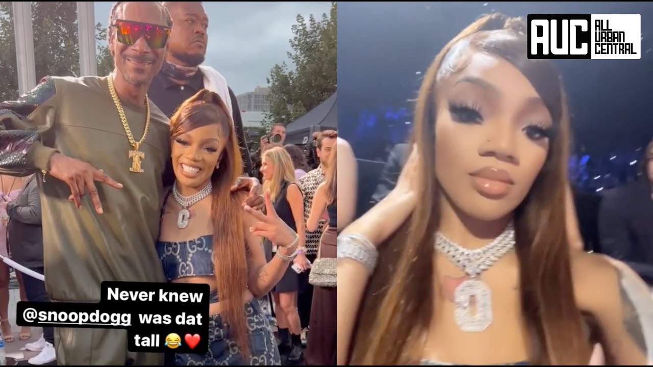 Glorilla Meets Snoop Dogg For The First Time At VMA Awards