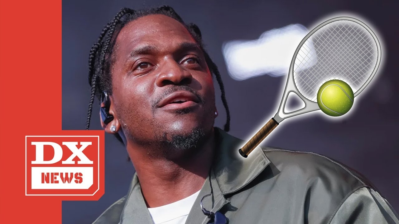 Pusha T Shows Off Tennis Skills