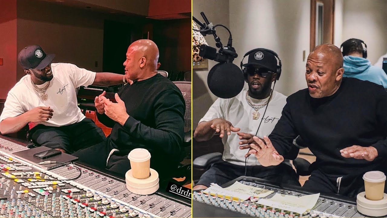 Dr. Dre Linked Up With Diddy In Studio & Cooking Up Something Special ‘The Biggest Collab On The Way