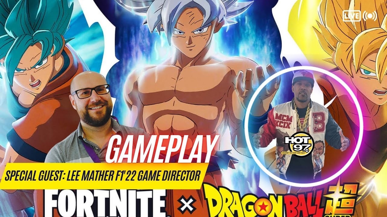 DRAGON BALL Z x FORTNITE IS CRAZY | Formula 1 Interview F1'22 | HipHopGamer