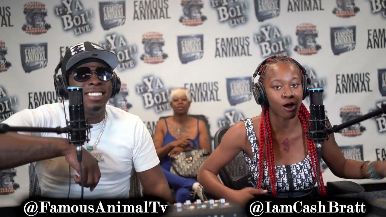 Memphis Female Rapper Cash Bratt Stops by Drops Hot Freestyle on Famous Animal Tv