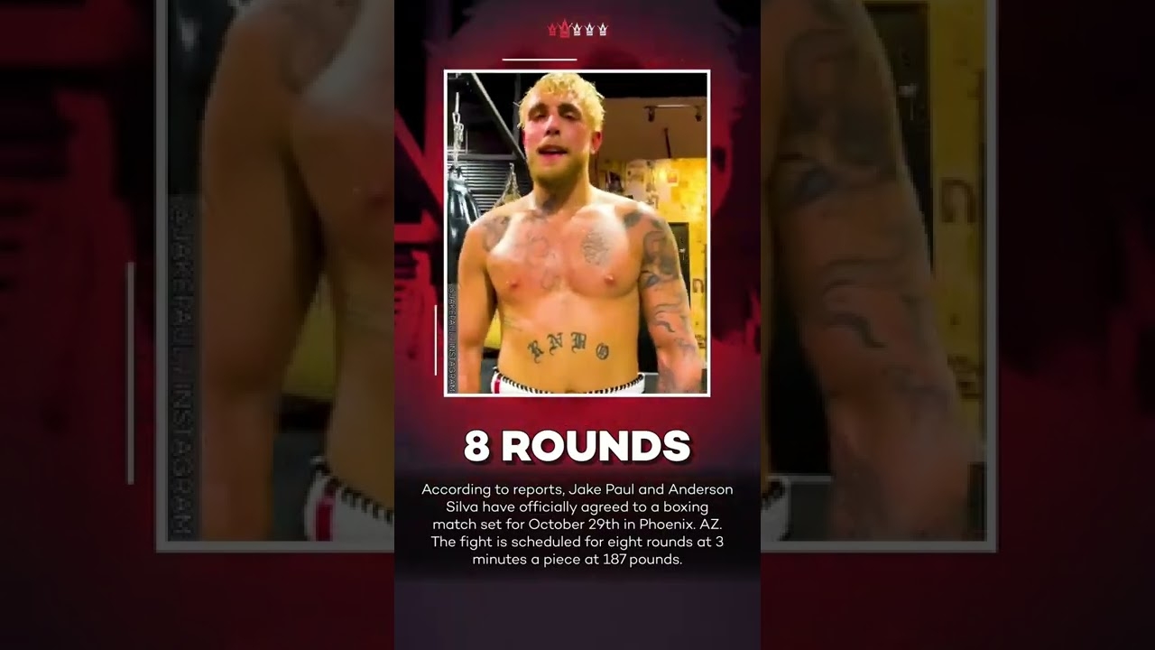 Jake Paul to fight UFC legend Anderson Silva in Boxing Match! #shorts