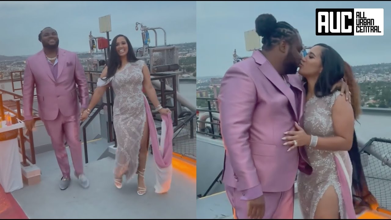 Tee Grizzley Gets Emotional After Getting Married On Rooftop In LA