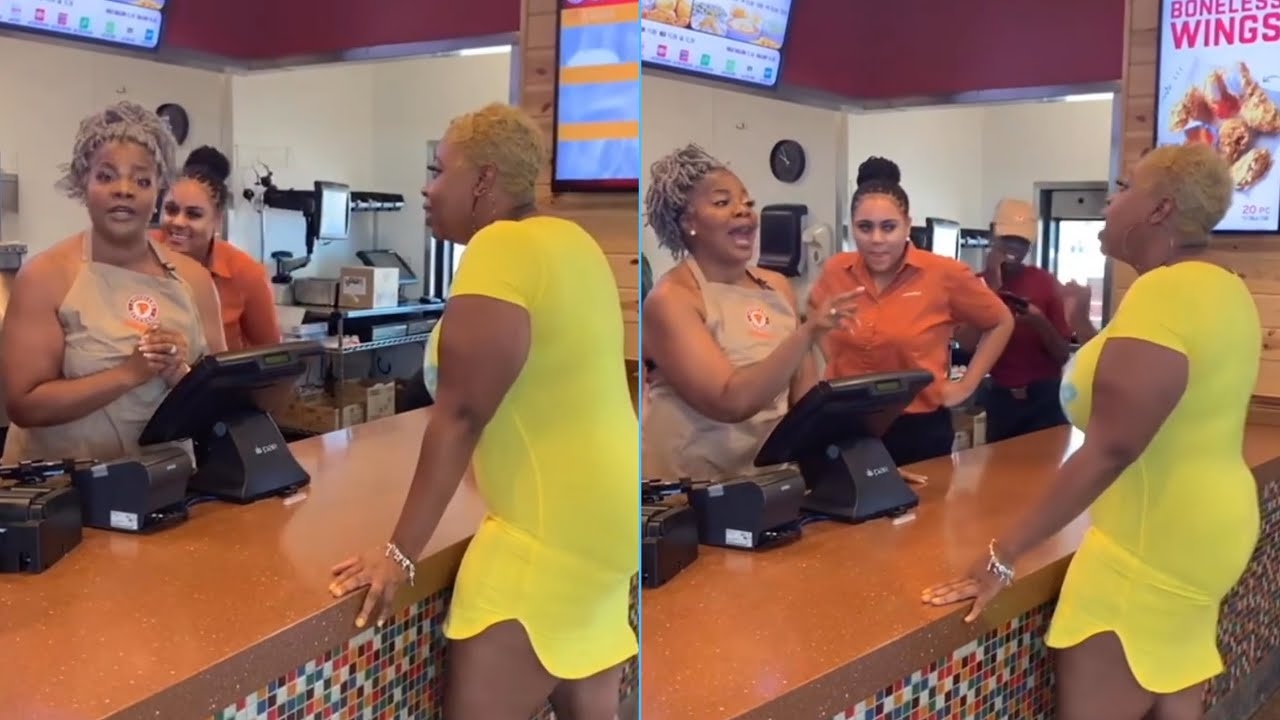 Monique goes back to her first Job at Popeyes as a volunteer & gets into it with a customer!