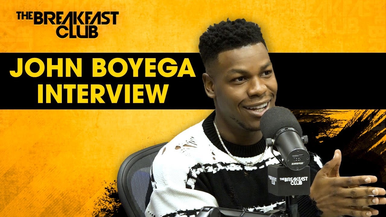 John Boyega Talks New Films "Breaking " & "Woman King', Star Wars, , Halle Bailey & More