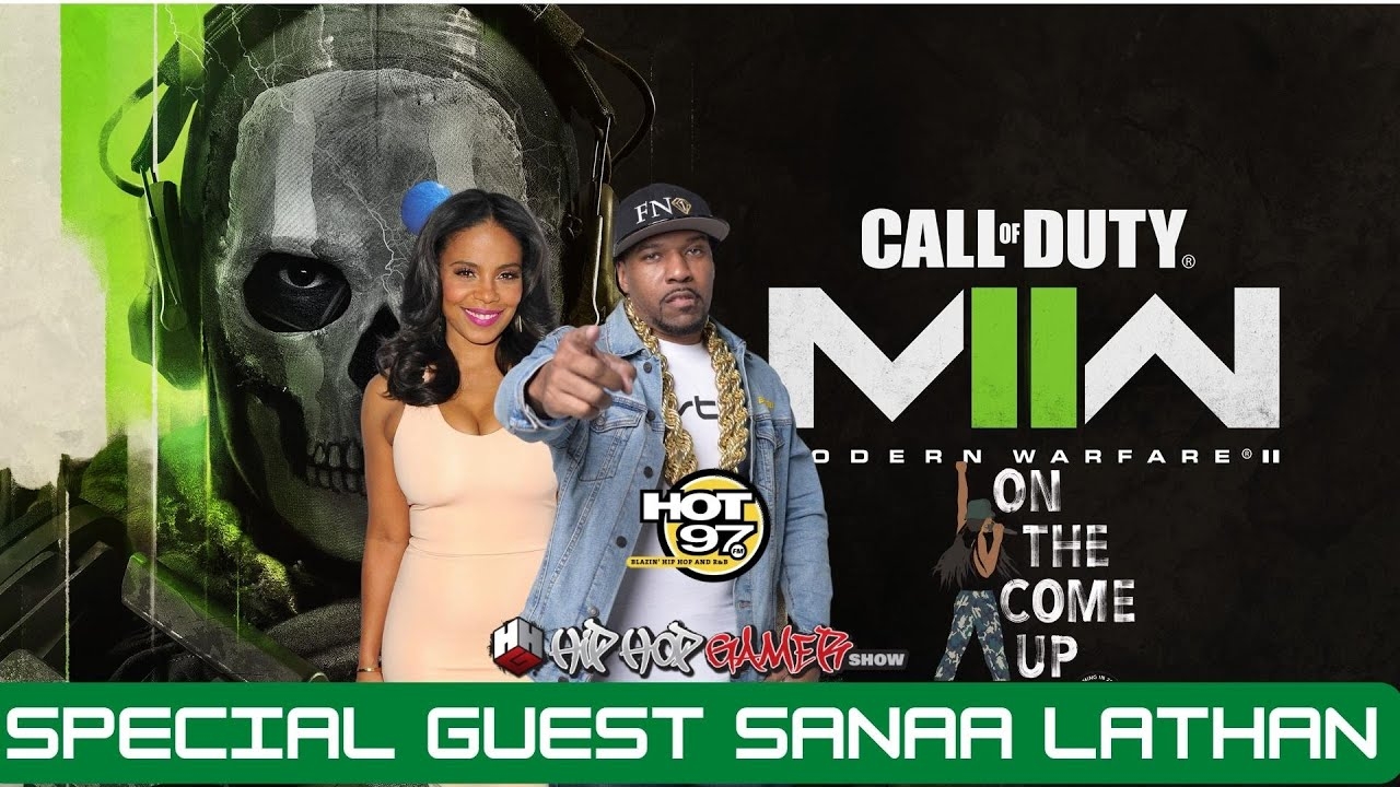 Sanaa Lathan & Call Of Duty Modern Warfare 2 BETA This Is Epic | HipHopGamer