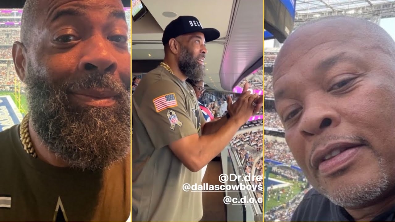D.O.C And Dr.Dre Reunited At Bengals vs Dallas Cowboys Game And Make BET ‘I Smell A Showdown Dre’