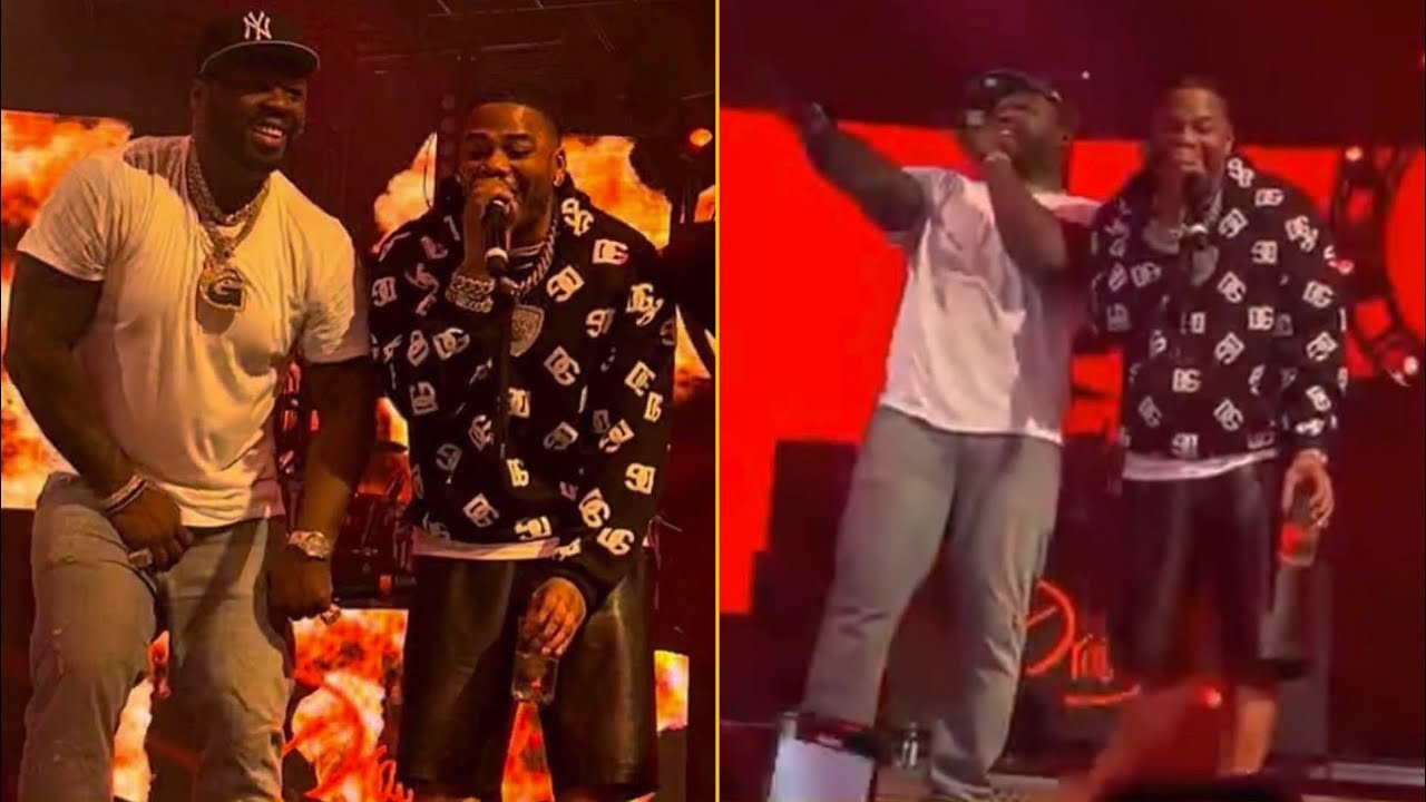 50 Cent Brings Out Nelly On The Stage And Performing ‘Hot In Herre’, ‘Beef Is Over, Nelly Is My Boy’