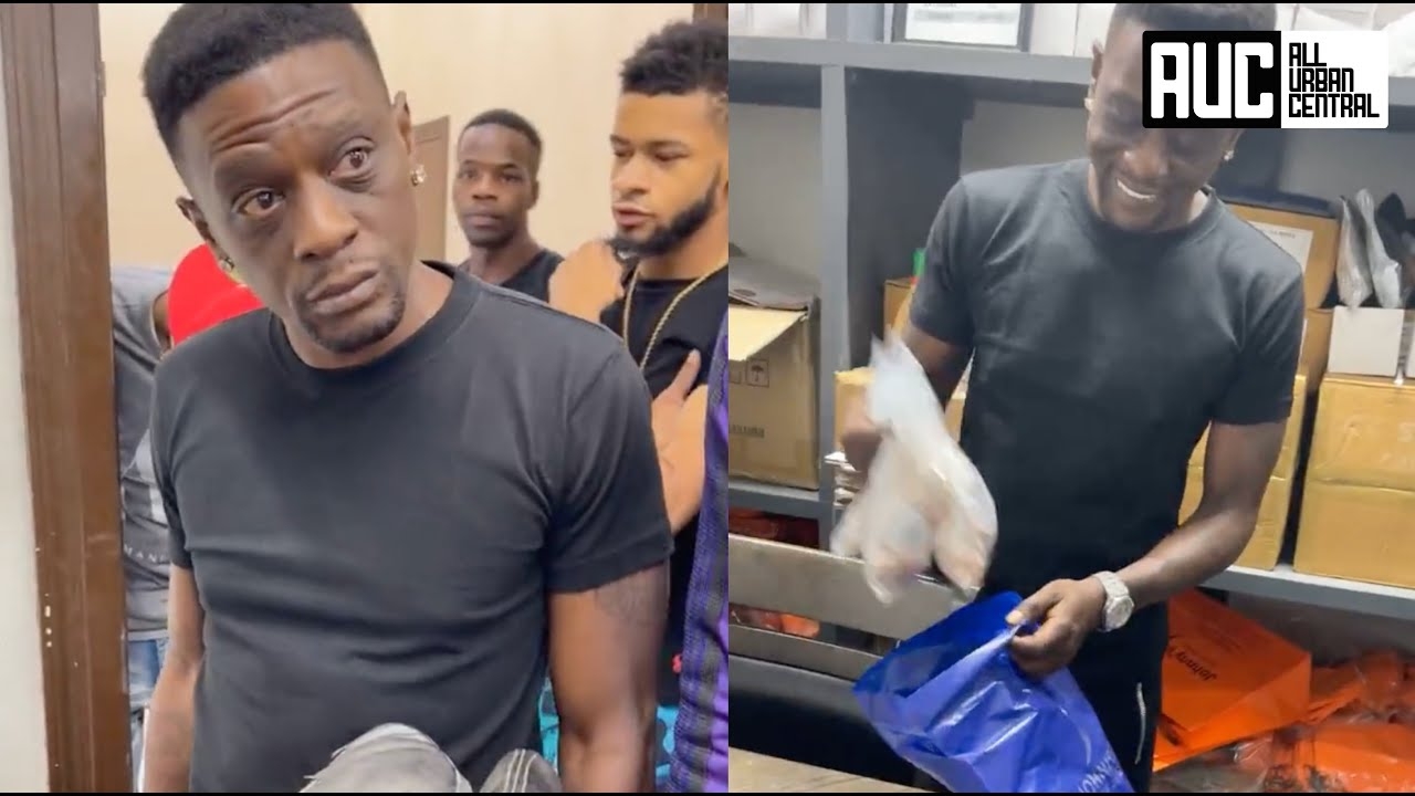 Boosie Aint Taking No Chances Uses Secret Backdoor To Pick Up Jewelry
