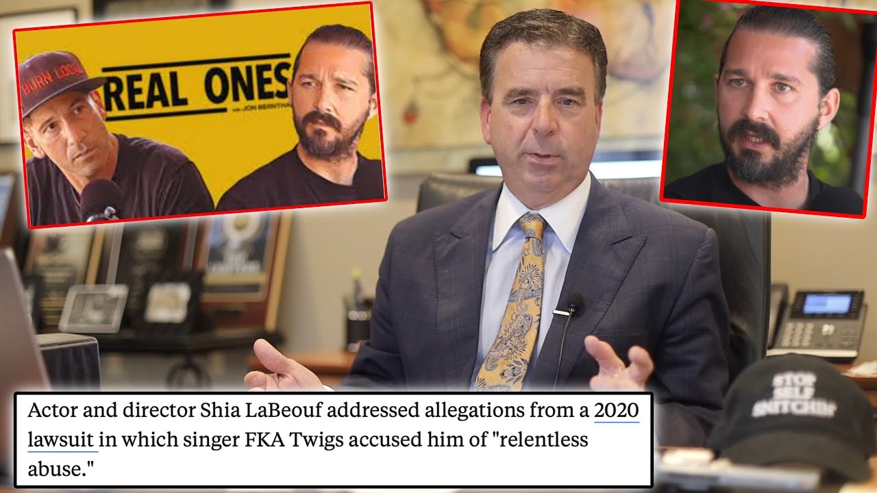 Criminal Lawyer Reacts to Shia LaBeouf Admitting to Abuse of Ex-Girlfriend FKA Twigs