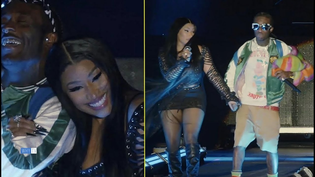 Nicki Minaj Brings Out Lil Uzi And BIA On The Stage During Her 'Rolling Loud' In NYC