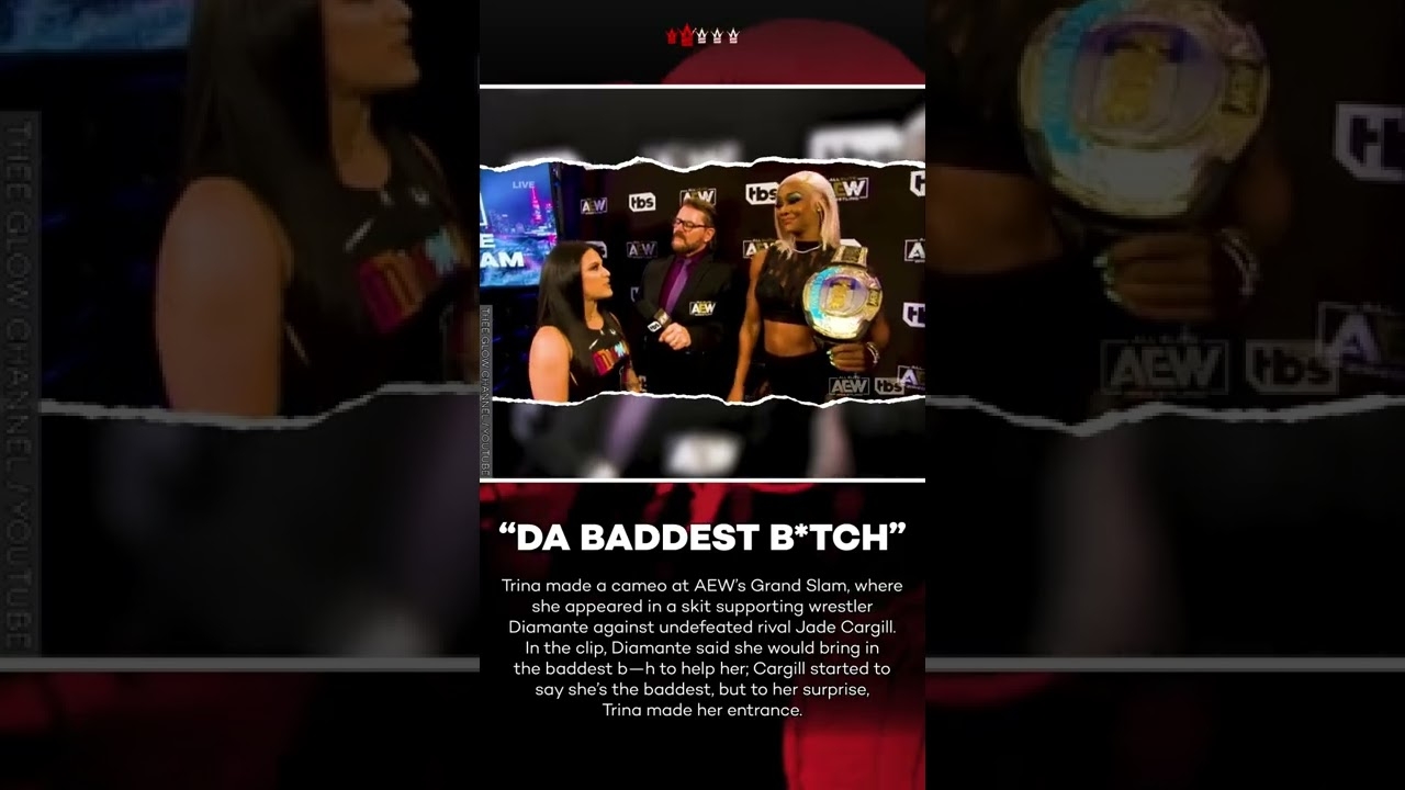 Trina Set To Make Her Wrestling Debut At AEW’s Grand Slam Rampage! #shorts