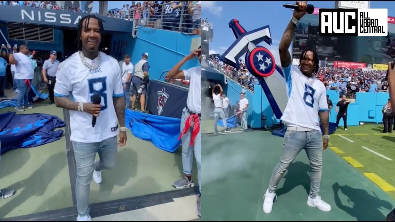 Moneybagg Yo Gets Presidential Treatment After Bringing Tennessee Titans Out At Opener