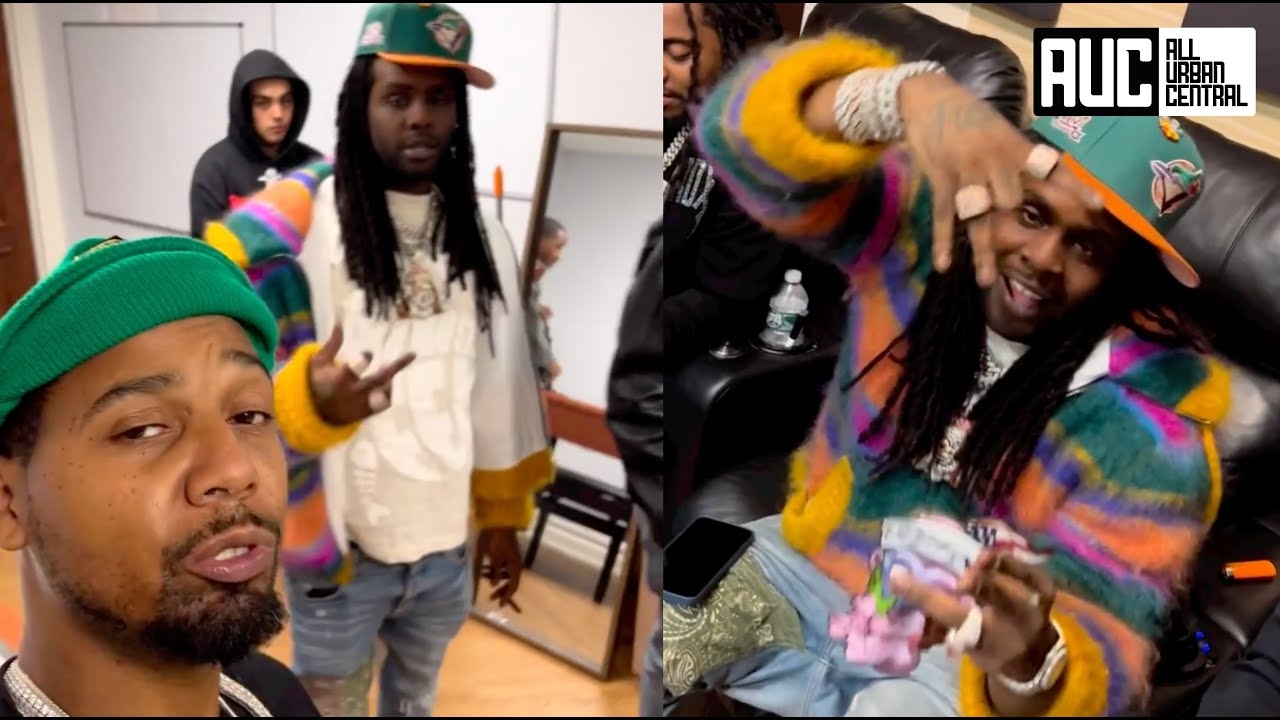 Chief Keef Cant Feel His Face After Juelz Santana Gives Him Some Strong Zaza