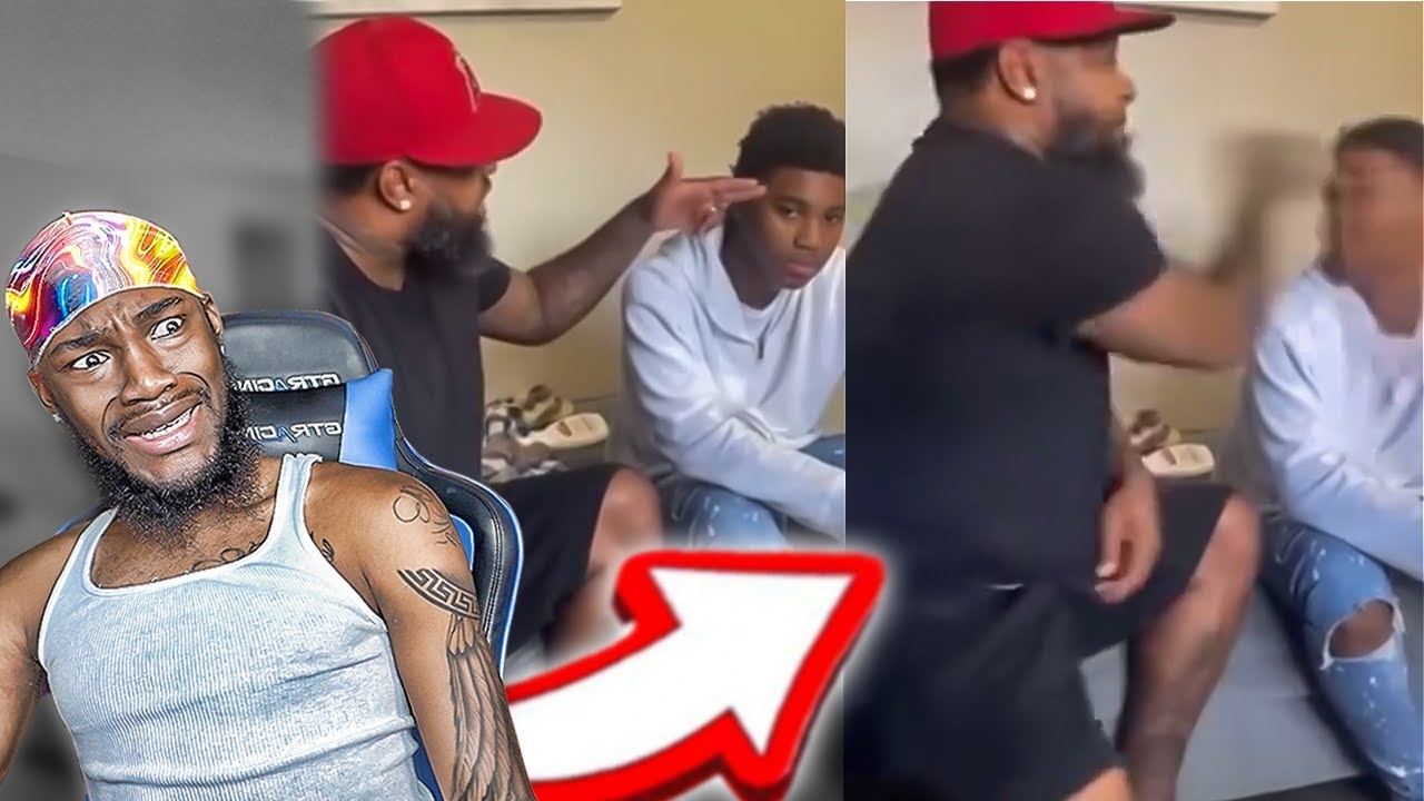 Dad Slapped His Son For Testing His Gansta