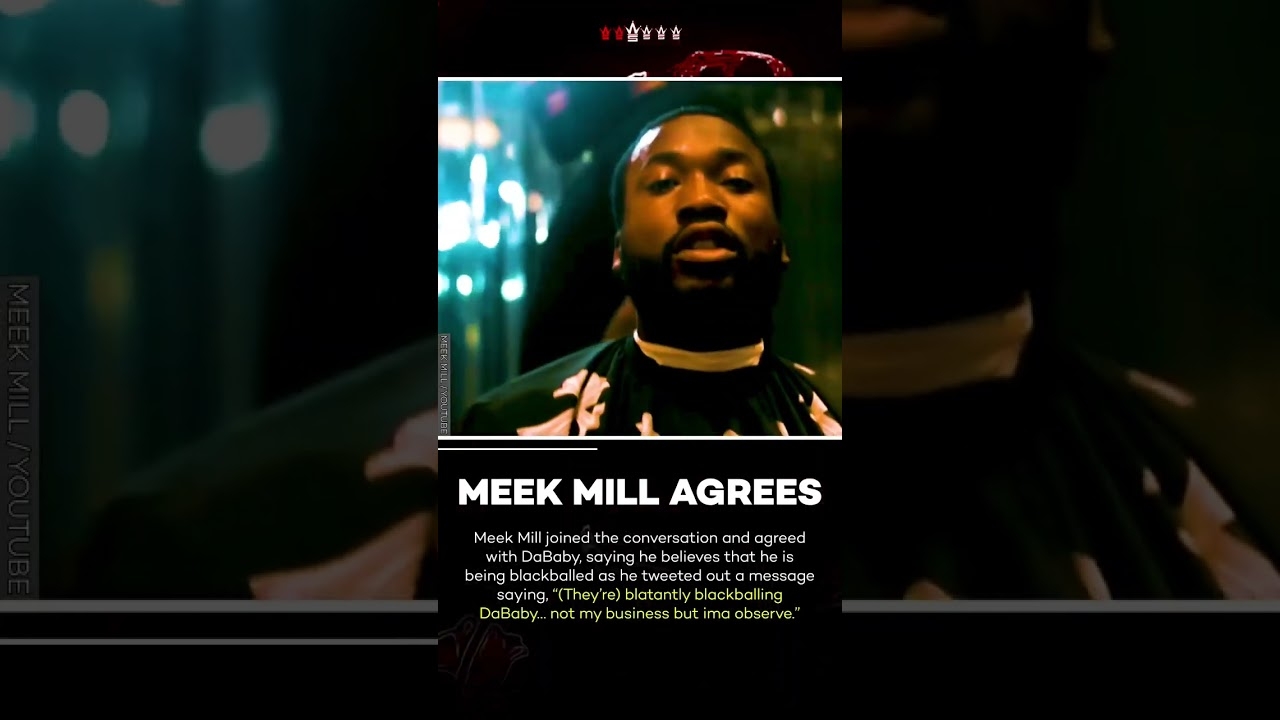 Meek Mill & Boosie Claim The Industry Is Blackballing DaBaby! #shorts