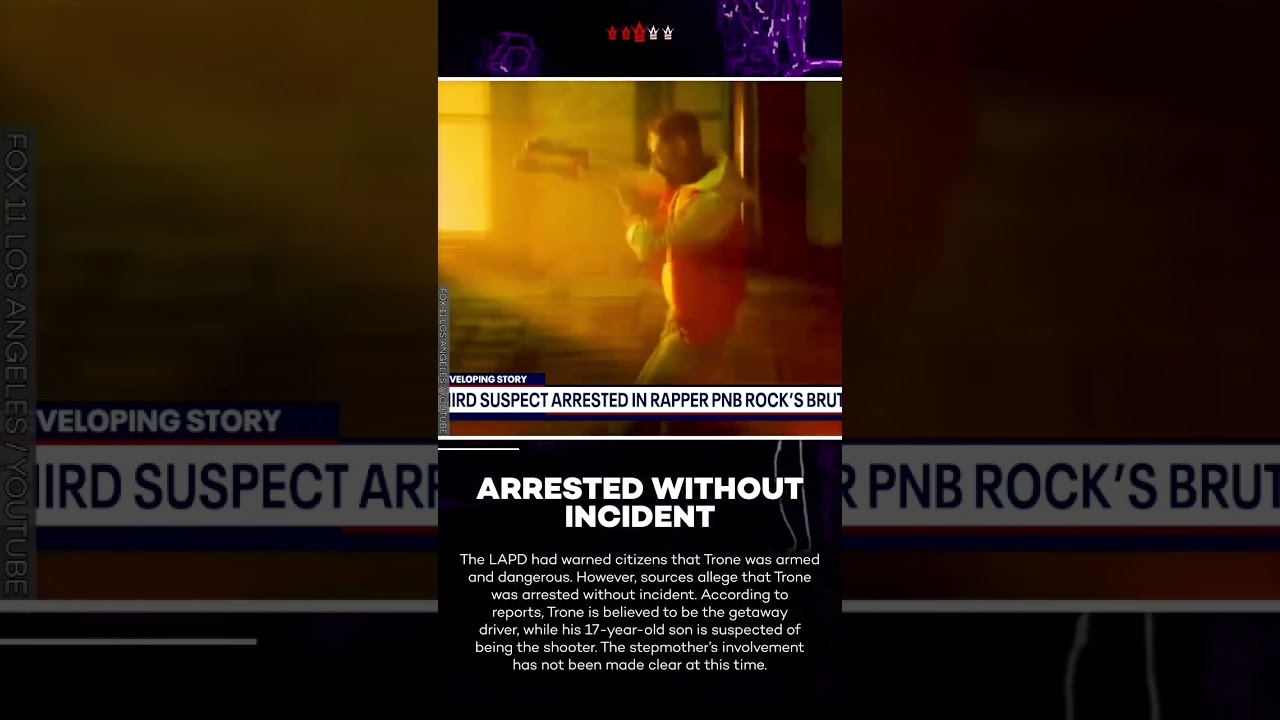 Suspect in death of rapper PnB Rock arrested in Las Vegas! #shorts