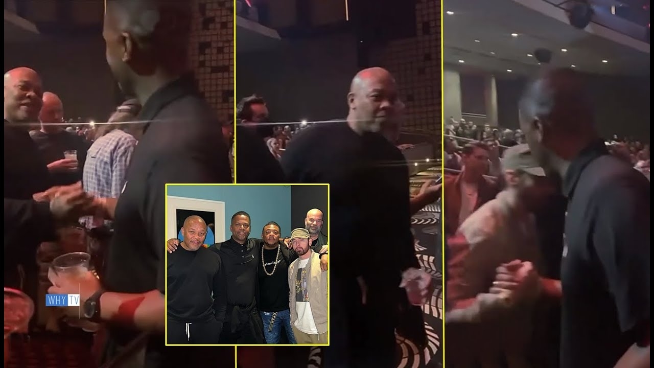 Dr. Dre Reunited With Eminem In Las Vegas Last Night At Magician David Blaine's Show