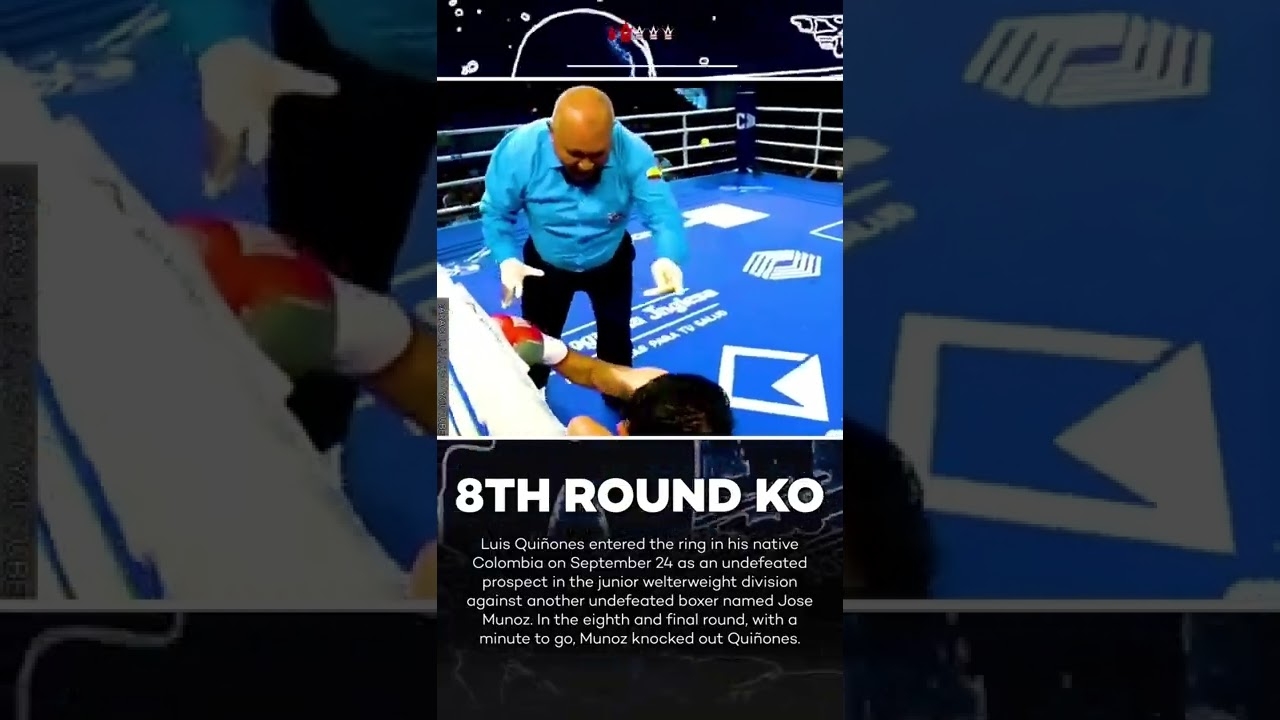 Colombian Boxer Luis Quiñones, Dies 5 Days After Knockout Loss! #shorts