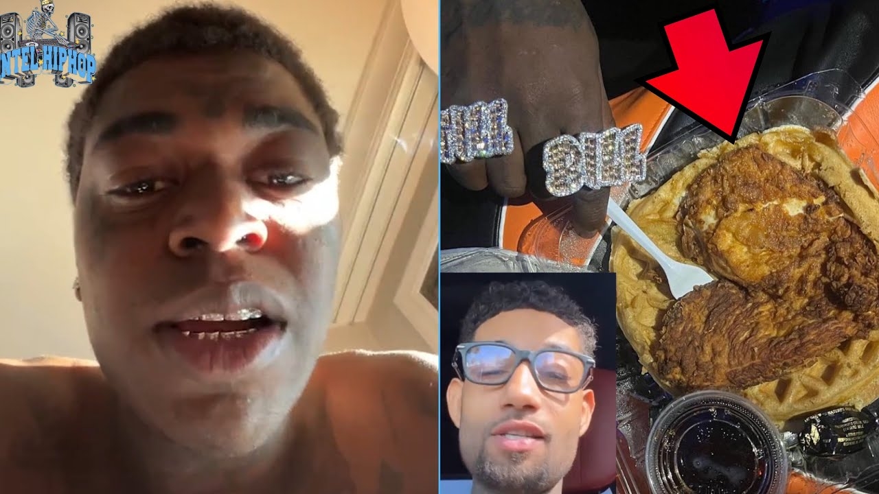 Kodak Black reacts to Pnb Rock hate comments after posting a pic of him eating chicken & waffles!