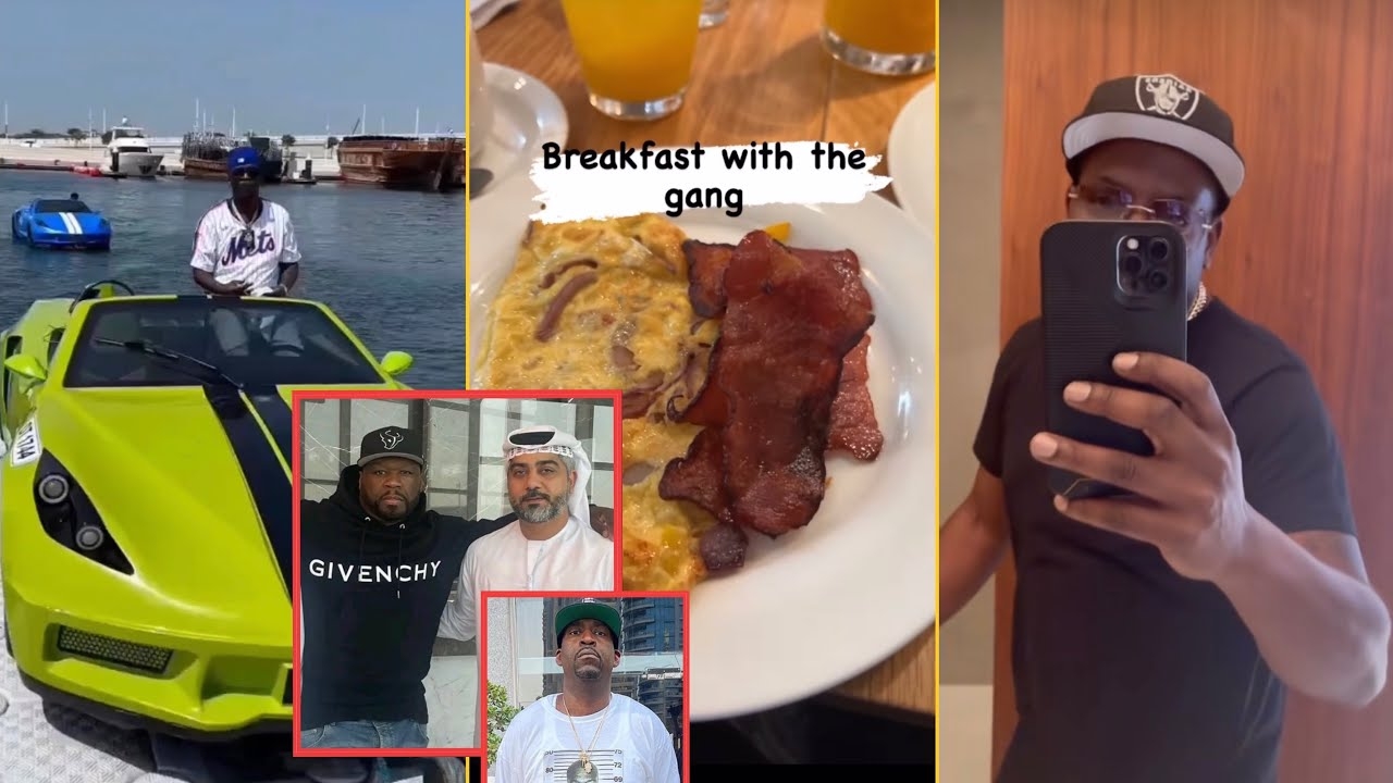 50 Cent, Tony Yayo And Uncle Murda Buy New Ferrari In Dubai And Have Secret Meeting With Dubai King
