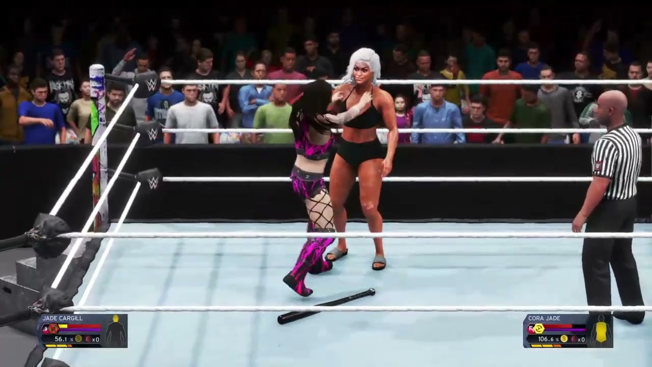 WWE 2K20: AEW VS WWE Forbidden Door Match - Jade Cargill VS Cora Jade For The TBS Championship