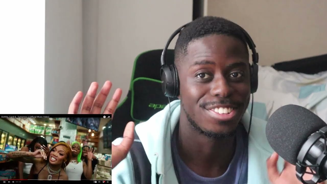 FIRST REACTION TO | GloRilla, Cardi B - Tomorrow 2 (Official Music Video)