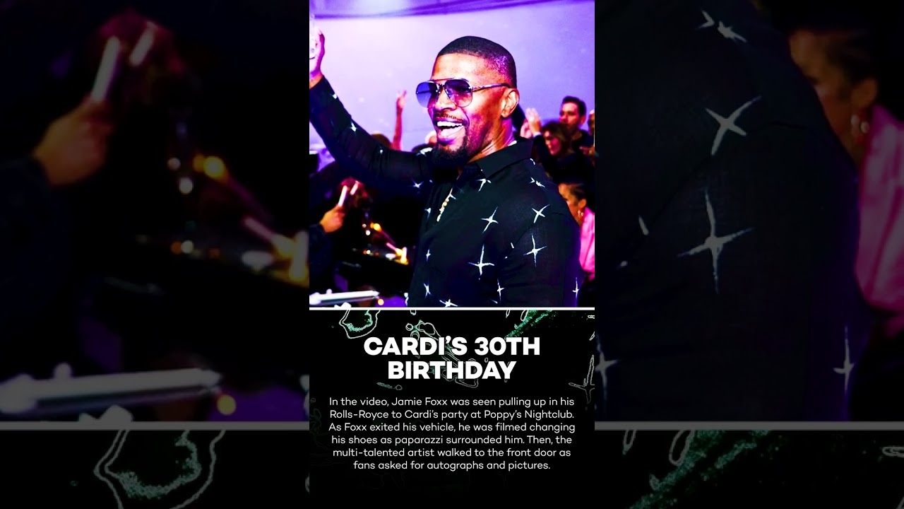Jamie Foxx Gets Denied Entry Into Cardi B's Birthday Party! #shorts