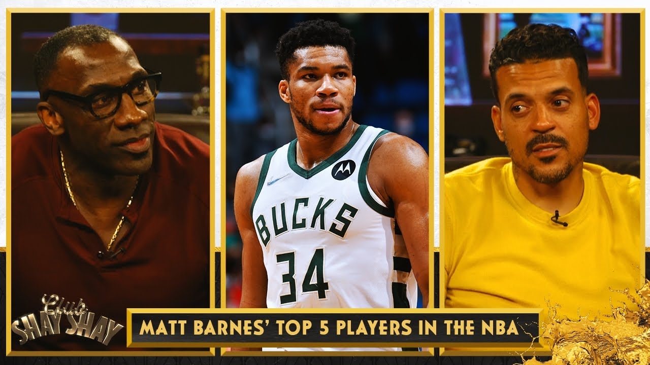 Matt Barnes crowns Giannis as the NBA's best player over LeBron, Luka & Steph Curry | CLUB SHAY SHAY