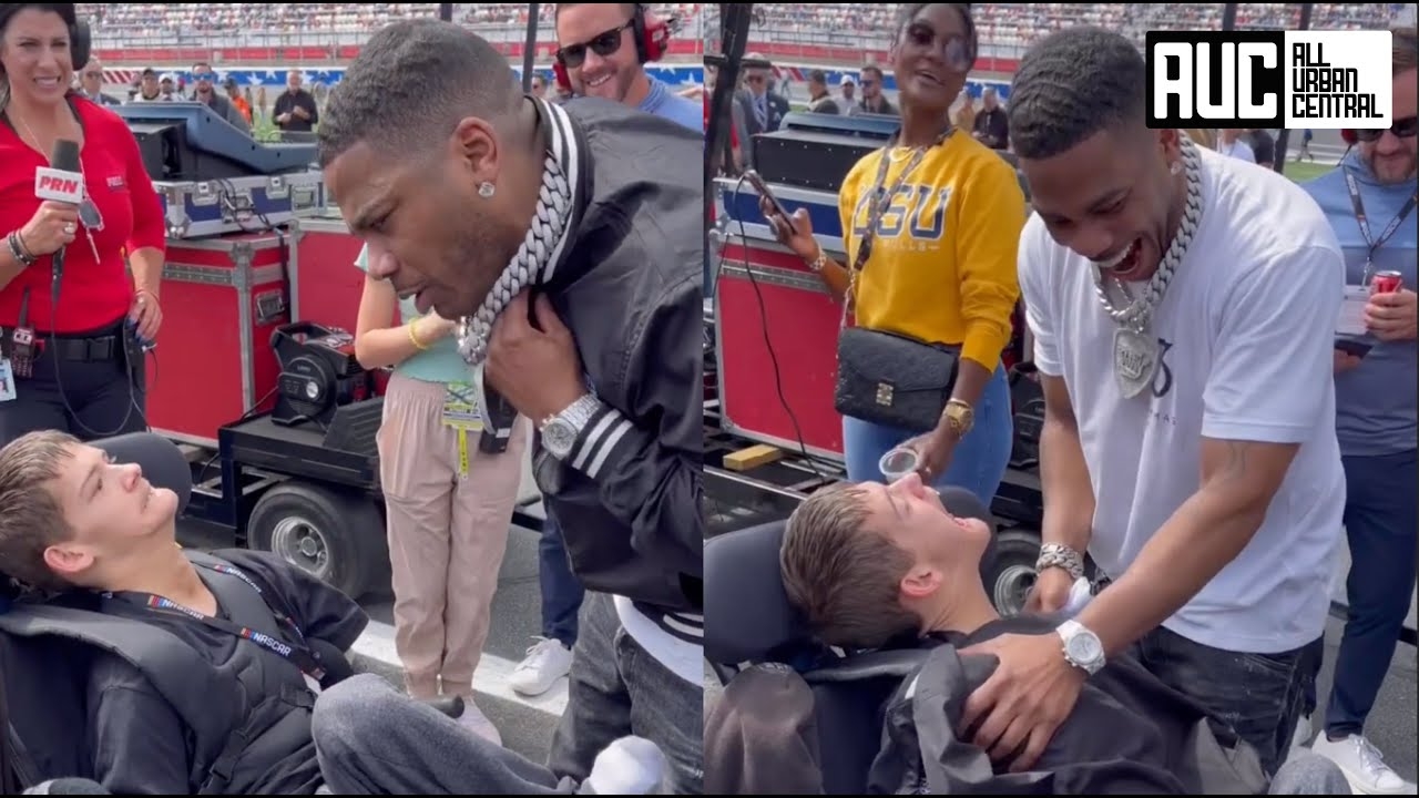 Nelly Gives Autistic Boy The Time Of His Life Blesses Him With Jacket Off His Back