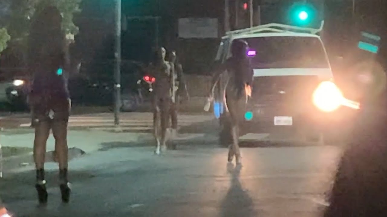 Walking down Figueroa Street