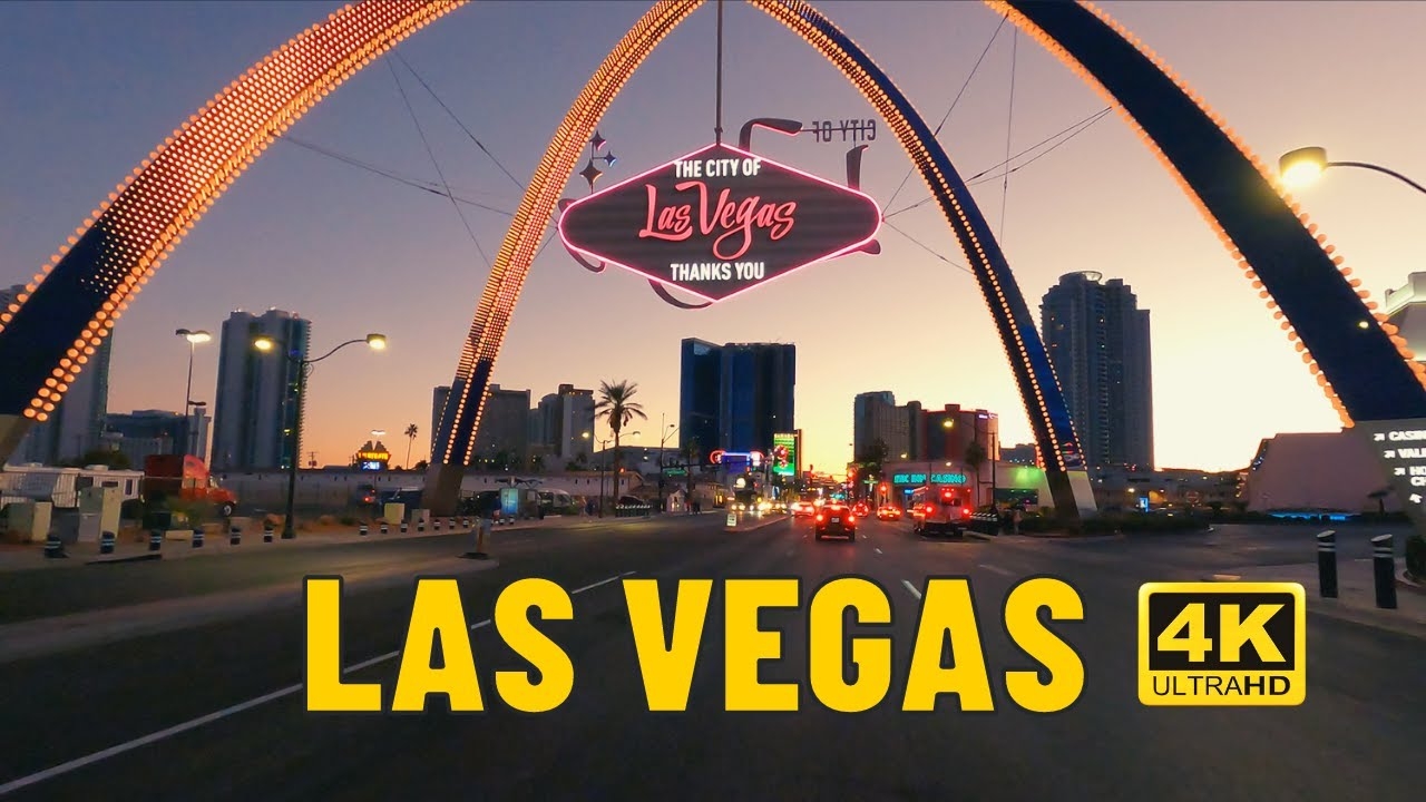 Las Vegas "Sin City" Night Drive | Nevada USA [4K UHD 60fps] Dec 2021 Holidays