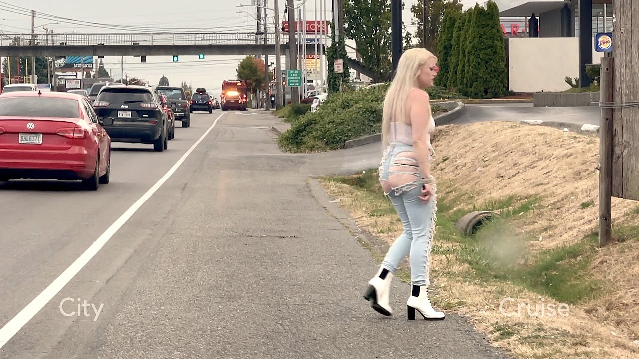 Seattle Business District - Aurora Ave 4K Street View - Episode 20